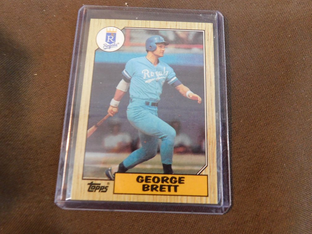 1987 George Brett Card #400 by Topps