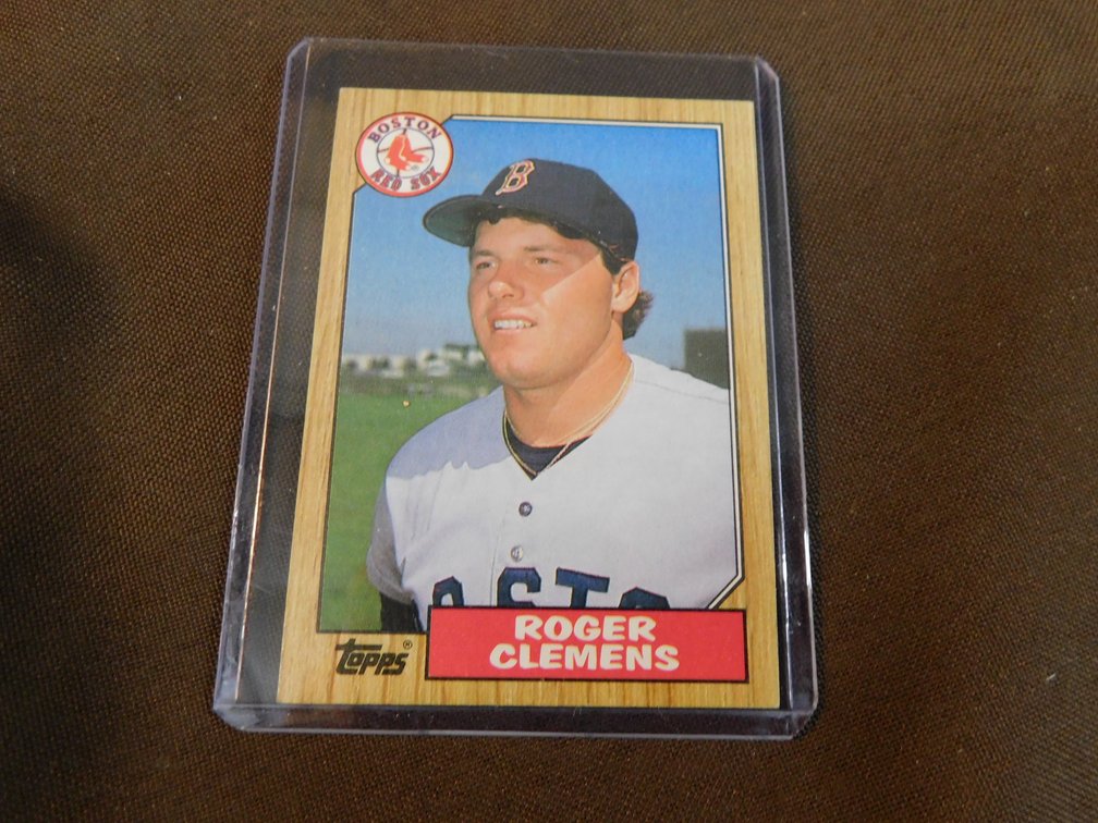 1987 Roger Clemens, Card #340 Topps