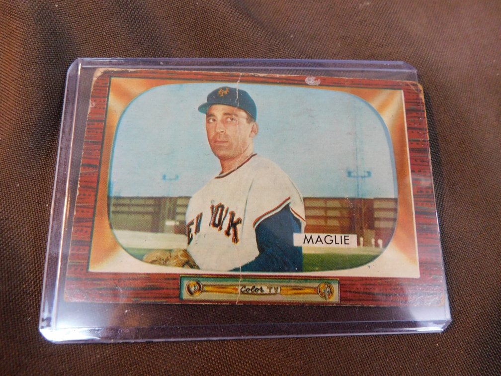 1955 Sal Maglie Card #95 by Bowman