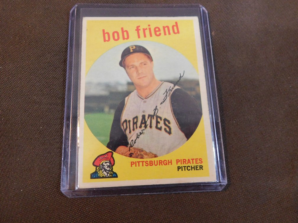 1959 Bob Friend Card #460 by Topps