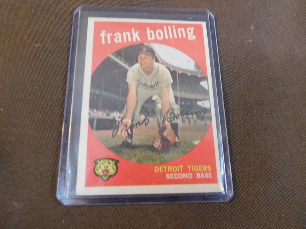 1959 Frank Bolling Card #280 by Topps