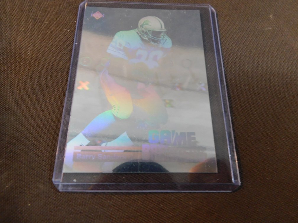 1991 Barry Sanders 3-D Game Breakers Card #GB1 by Upper Deck