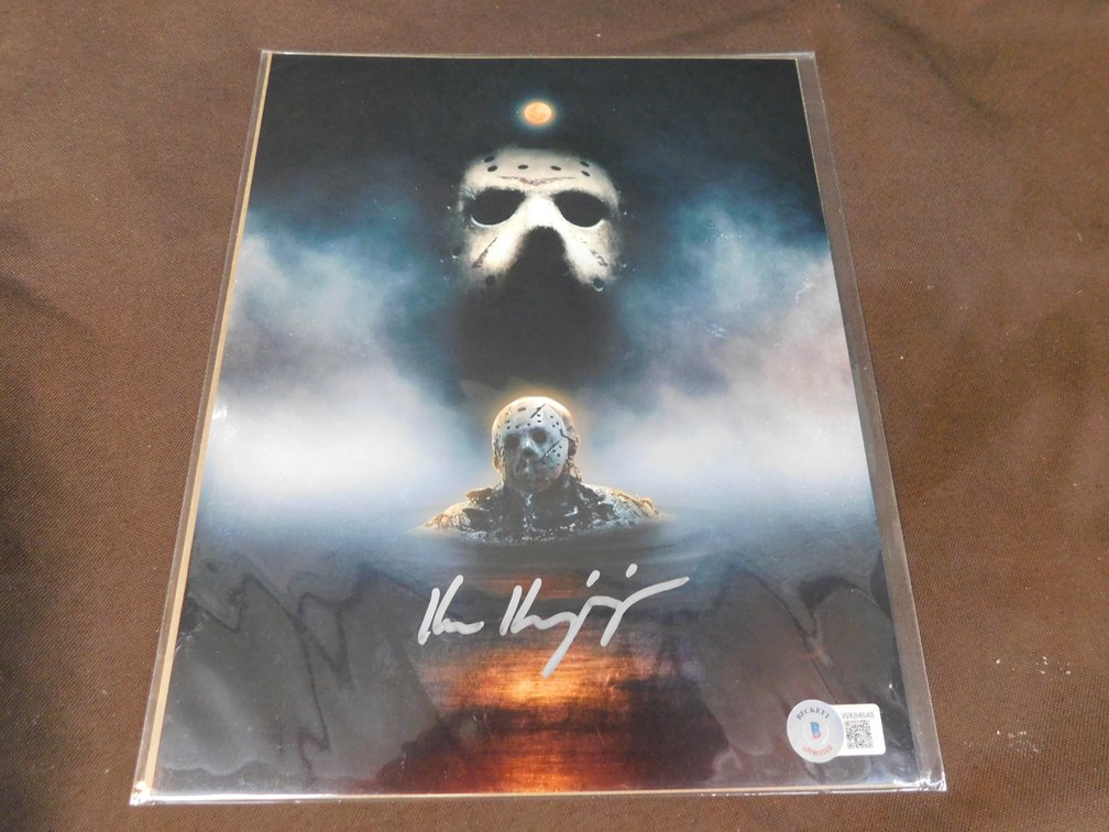 Jason Mini Poster Signed by Ken Kirzinger, Please Preview Beckett #WX84648