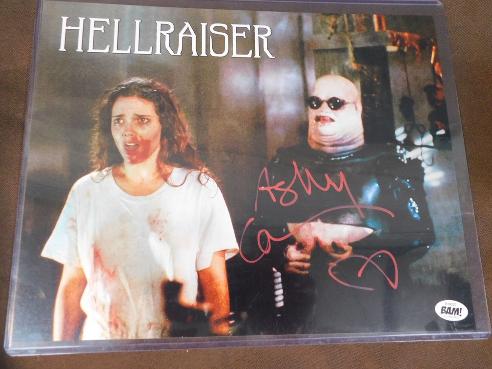 Hellraiser Mini Poster Signed by Ashley Laurance, Please Preview, Bam #S19027