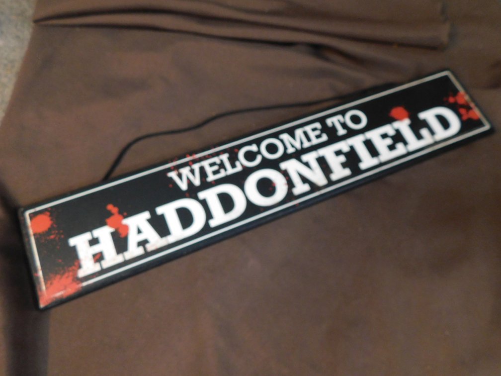 Welcome to Haddonfield Sign 20" x 4"
