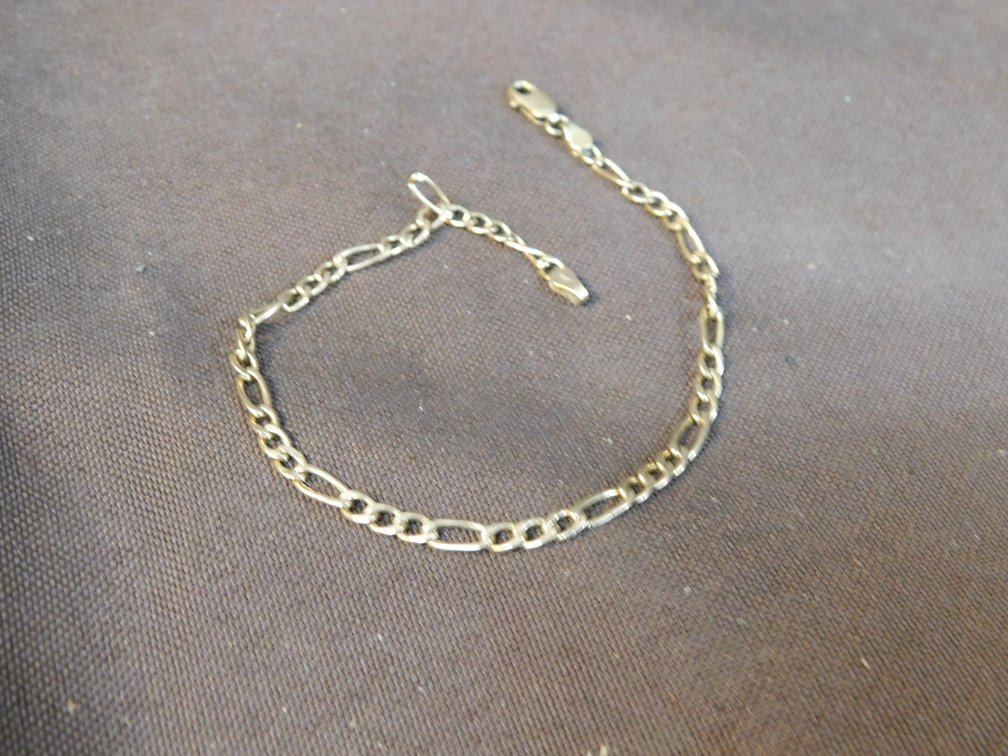 14K 8" Gold Bracelet, 2.0 Gram