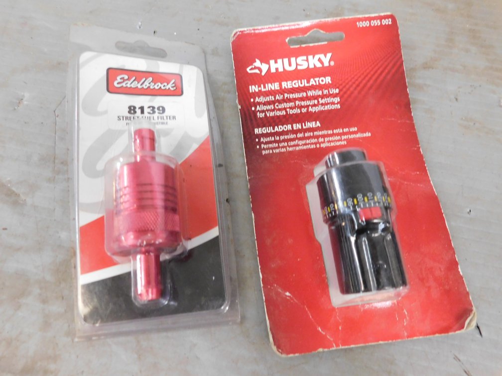 Husky Regulator & Edelbrock Filter