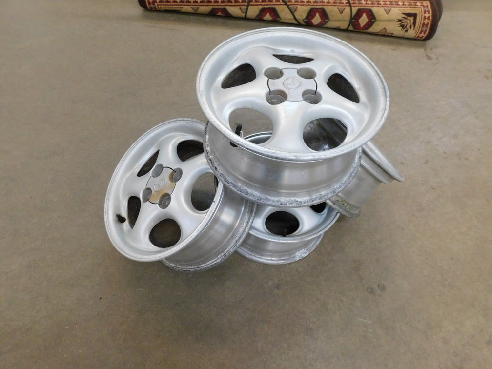 1998 Original Rims for a Mazda Miata
