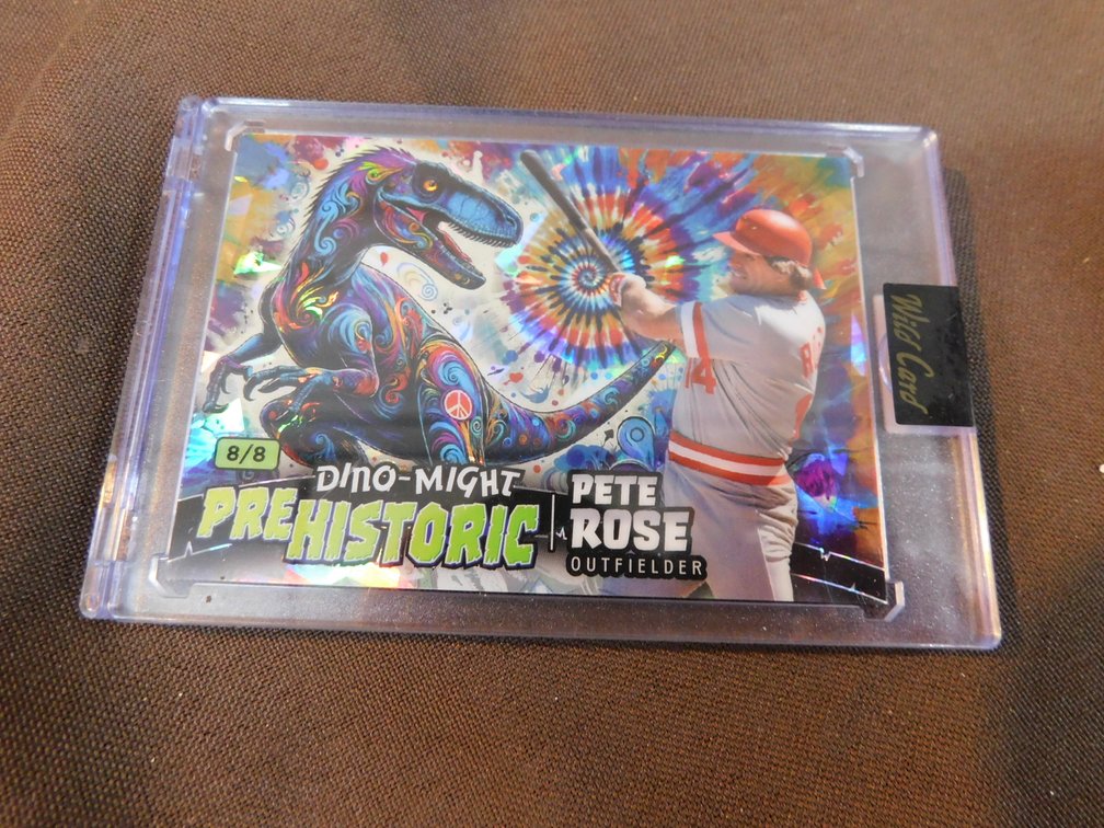 2024 Pete Rose Dino Might Pre Historc Card #PHRAP1-PR by Wild Card