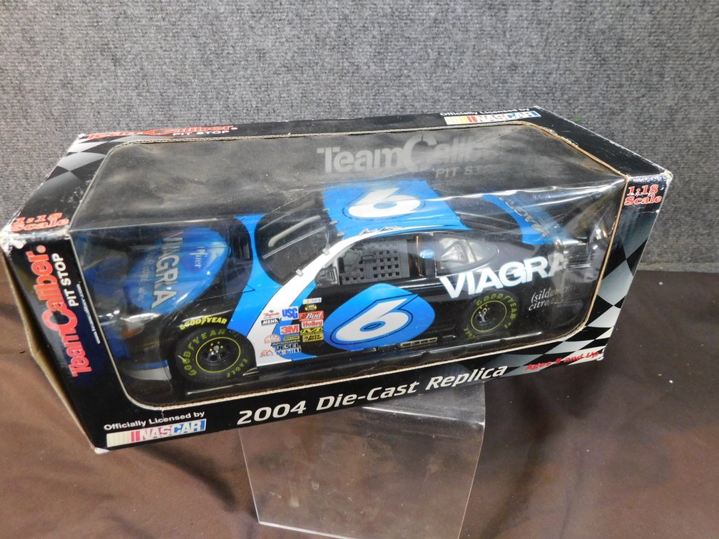2004 1:18th Scale Die Cast Replica #6 Mark Martin Viagra Car, New in Package