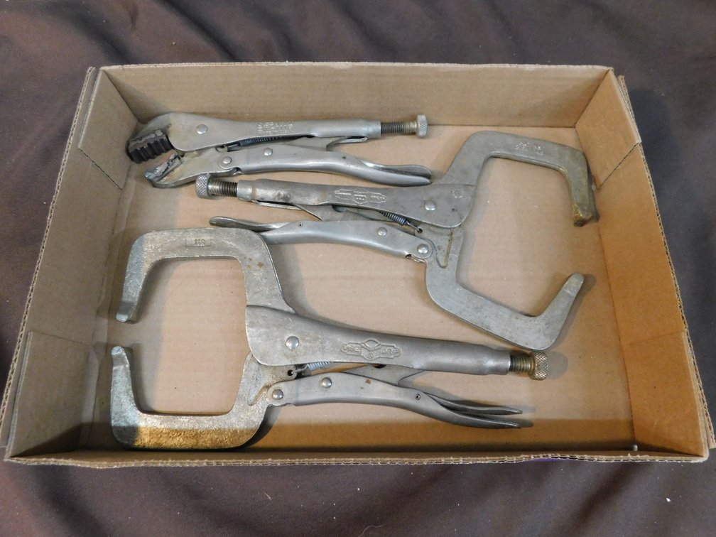 Three Vise Grips