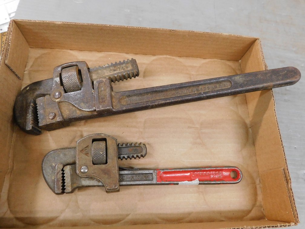 Two Pipe Wrenches