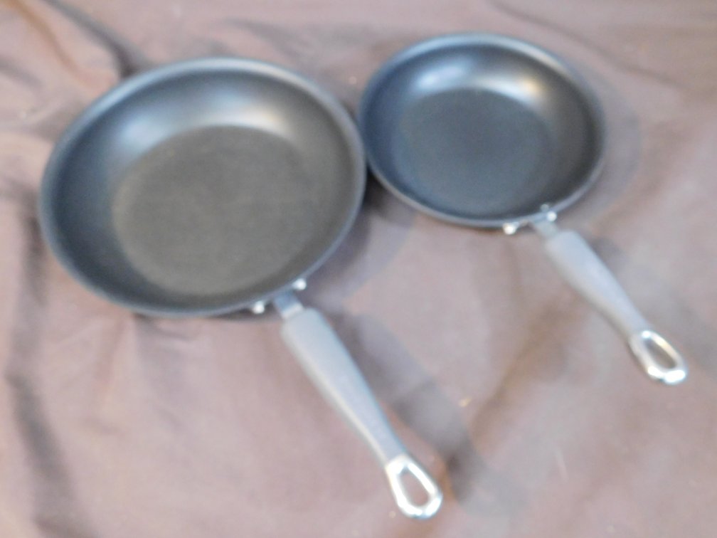 Two KitchenAid Skillets 8 1/2" & 10 1/2"