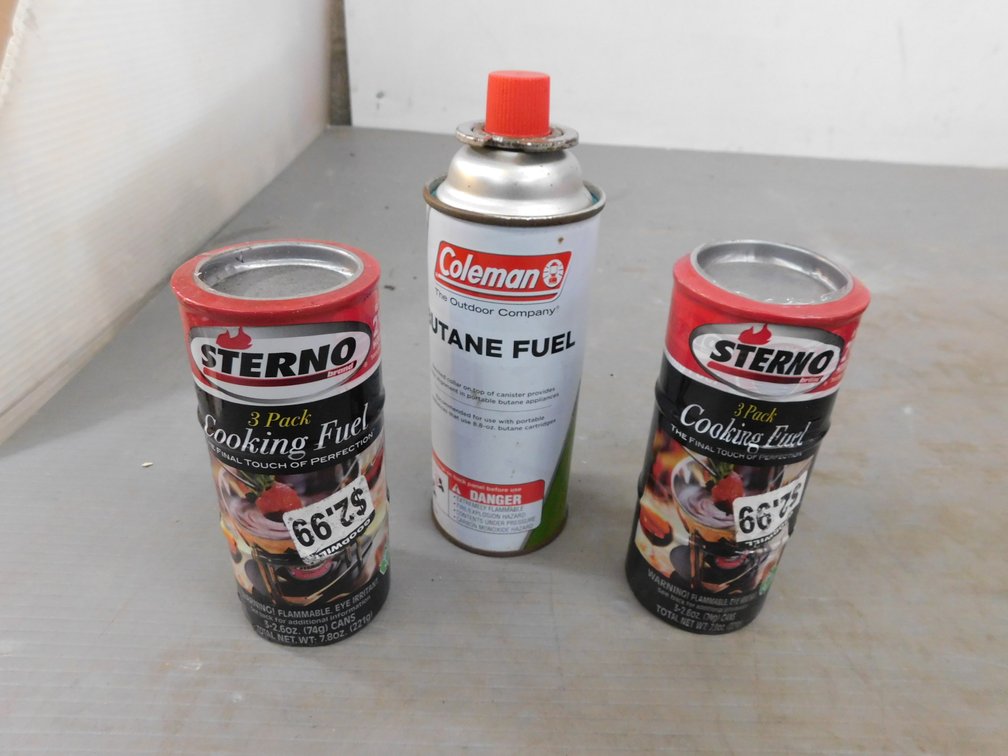Can Of Butane Fuel, Two-3 Pack Cooking Fuel