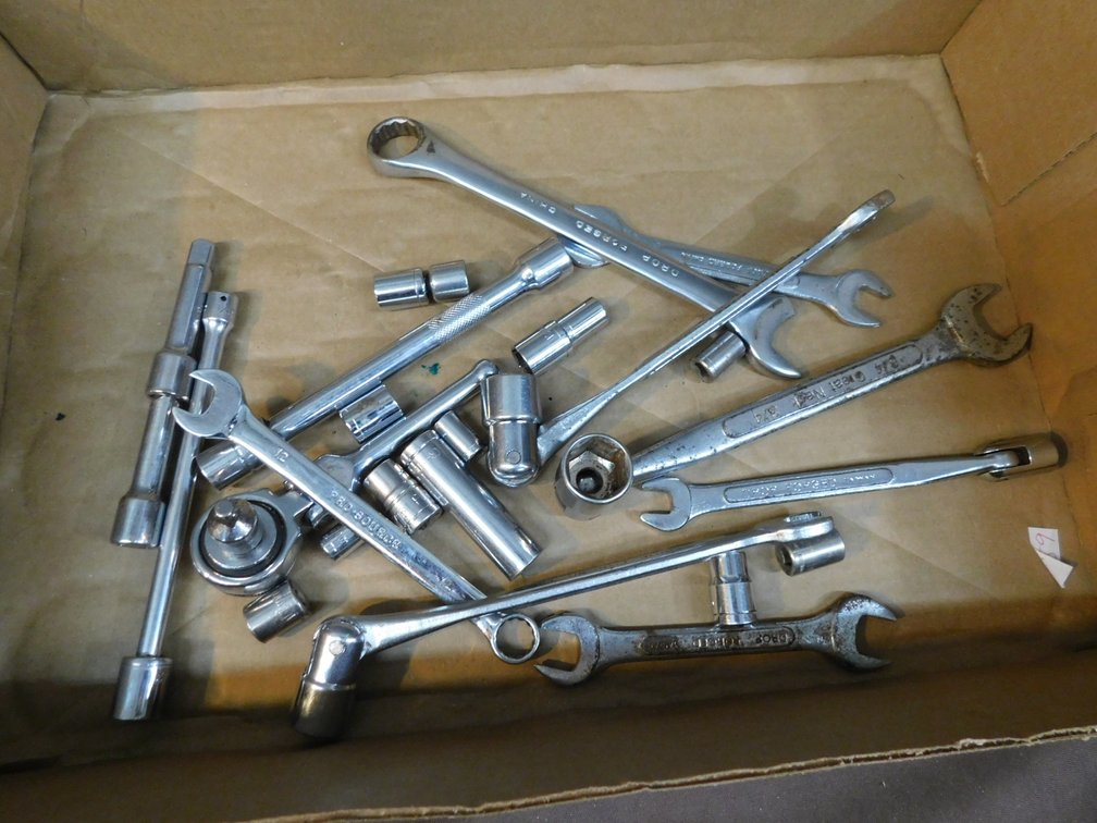 Lot of Assorted Wrenches, Extensions, Sockets etc.