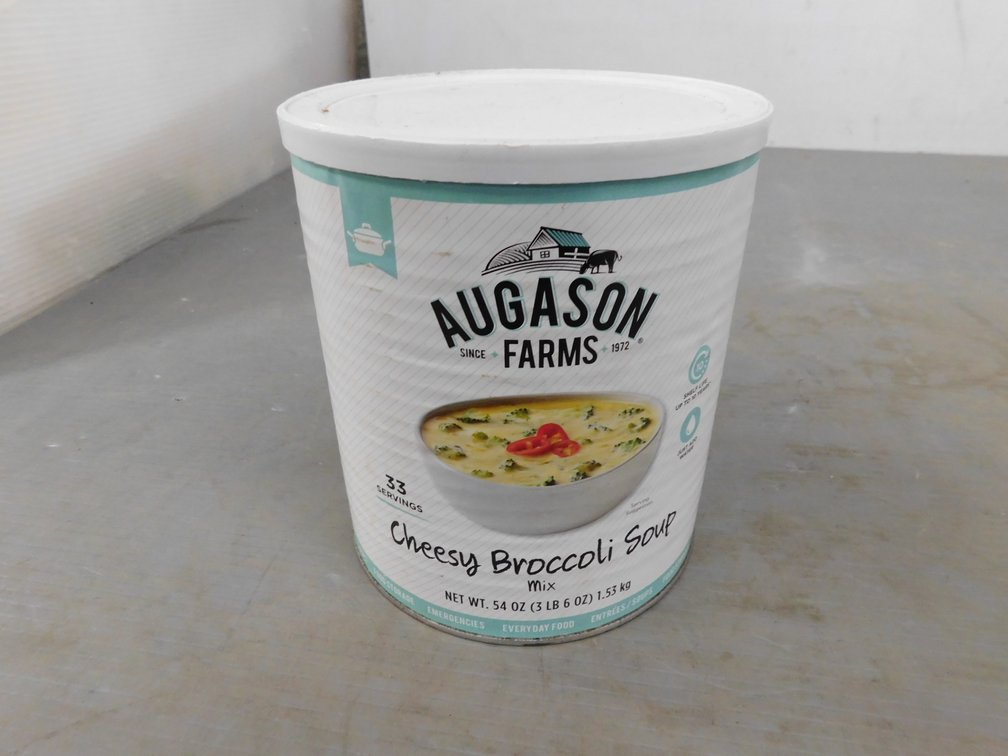 Augason Farms Cheesy Broccoli Soup Mix 54 Oz, BB29June32