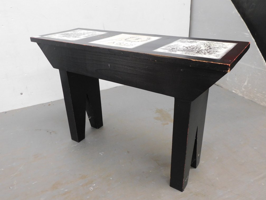 Primitive Decorative Bench 28" x 10" x 18" T