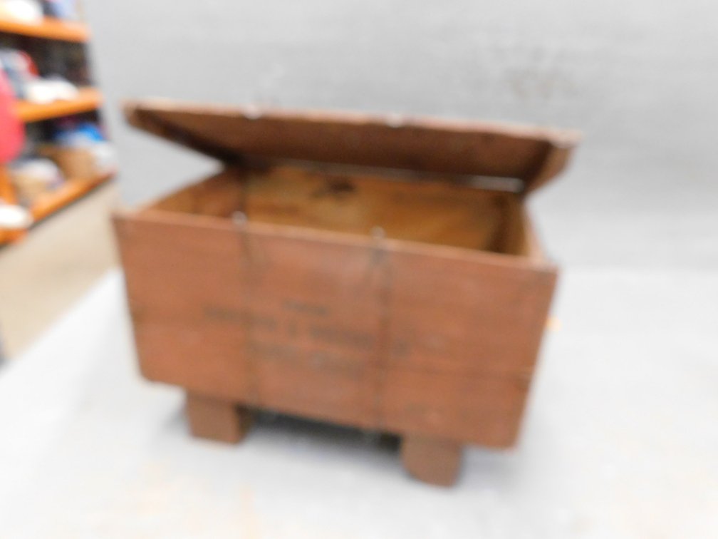 Vintage Crate with Legs 20" x 12" x 13" T