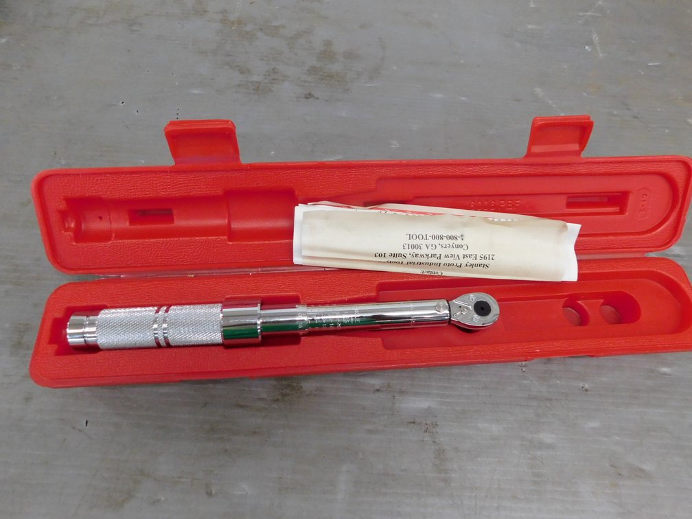 Proto 3/8" Drive Inch Pound Torque Wrench DNJ60529, In Hard Case