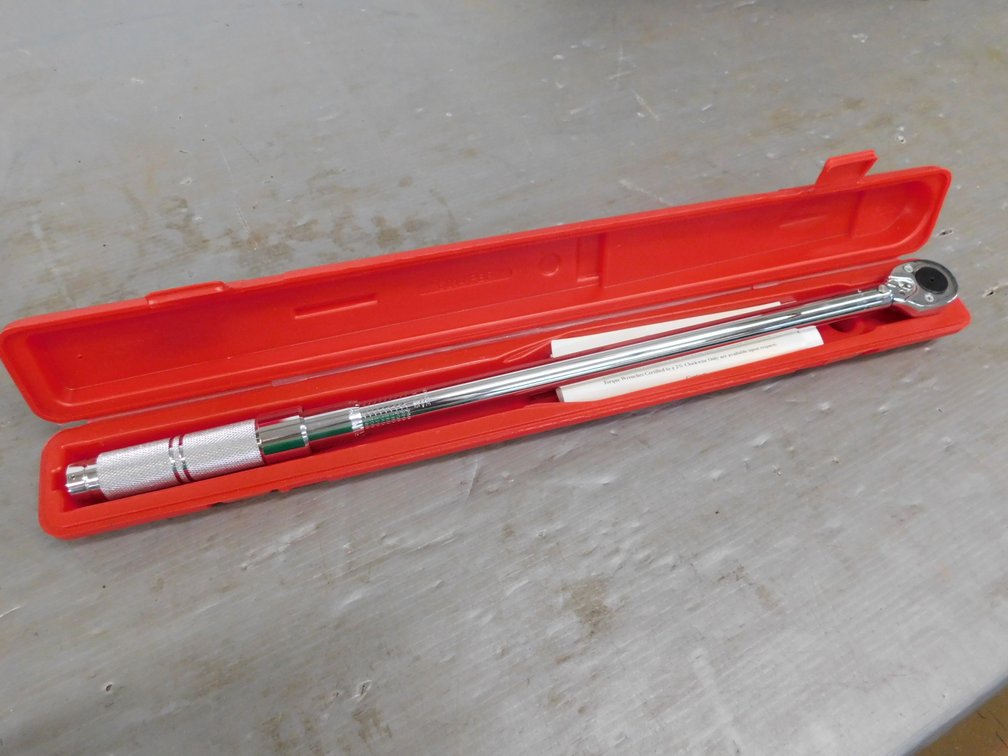 Proto 1/2" Drive Foot Pound Torque Wrench Model J6014C, Serial No. DPA09096, In Hard Case