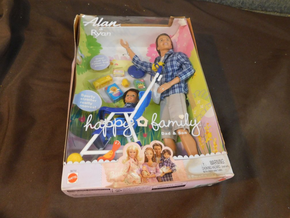 Alan and Ryan Happy Family Barbie Doll Collection, New in Package