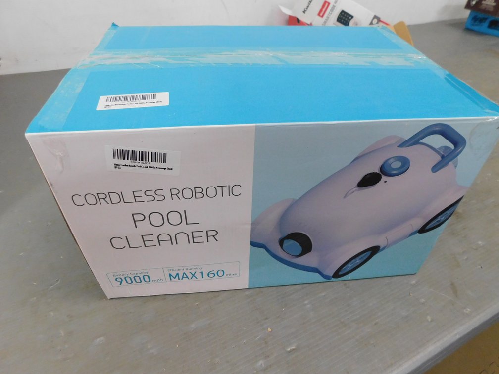 Cordless Robotic Pool Cleaner, Lightly Used
