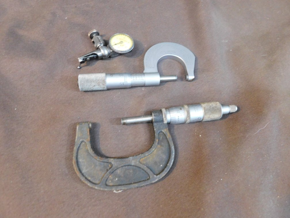 Two Starrett Micrometers etc.