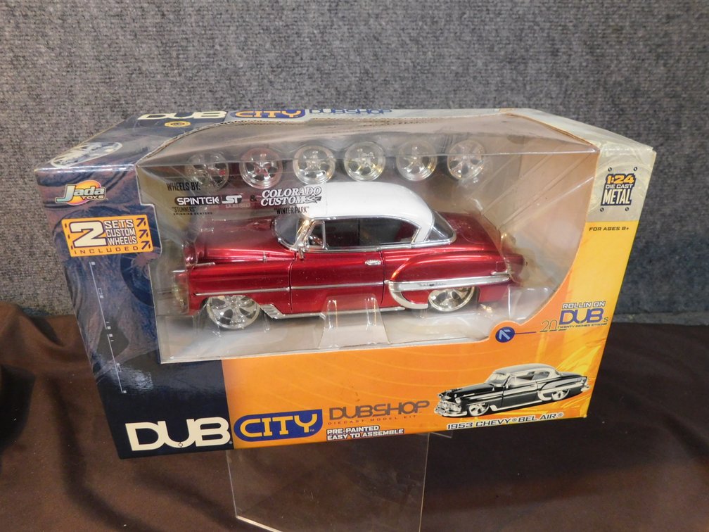 2004 Jada 1:24 Scale Die Cast Metal Dub City 1953 Chevy Belair, New in Package