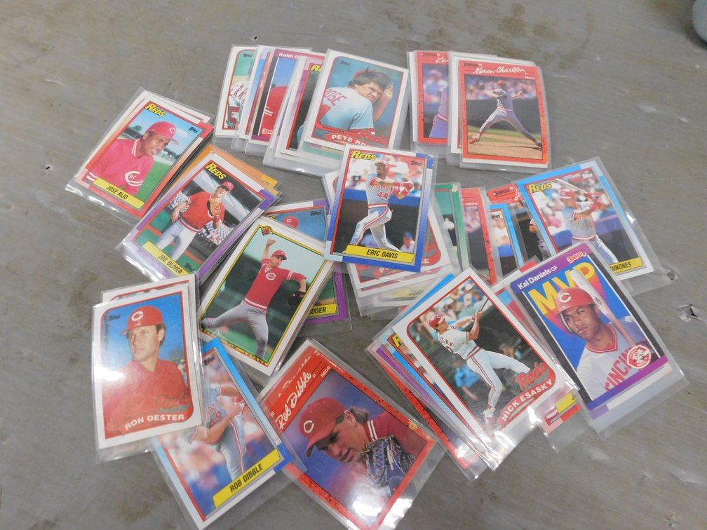 Assorted Reds Trading Cards