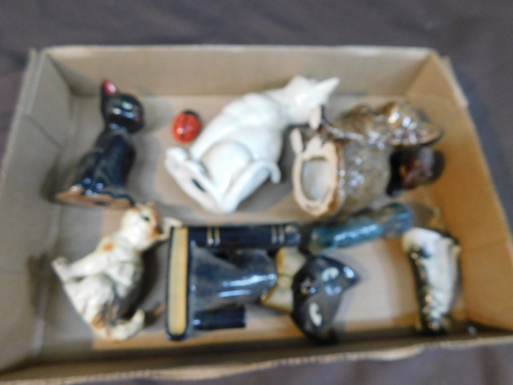 Lot Of Assorted Vintage Cat Figurines