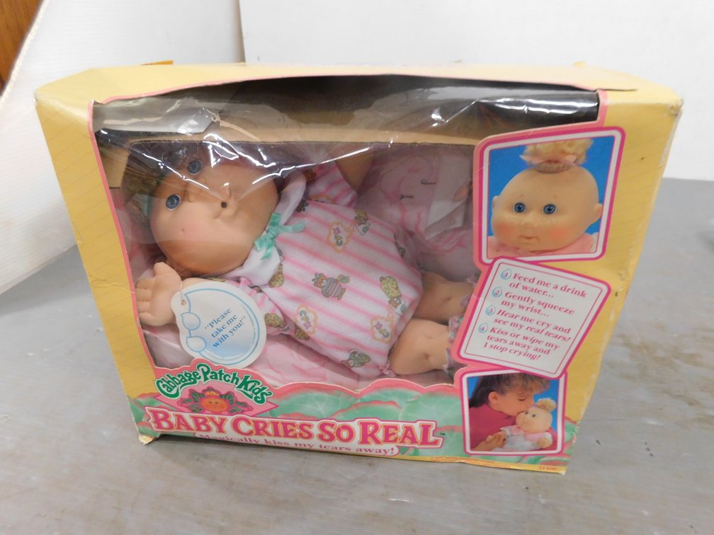 1992 Cabbage Patch Kids Baby Cries So Real, New in Package