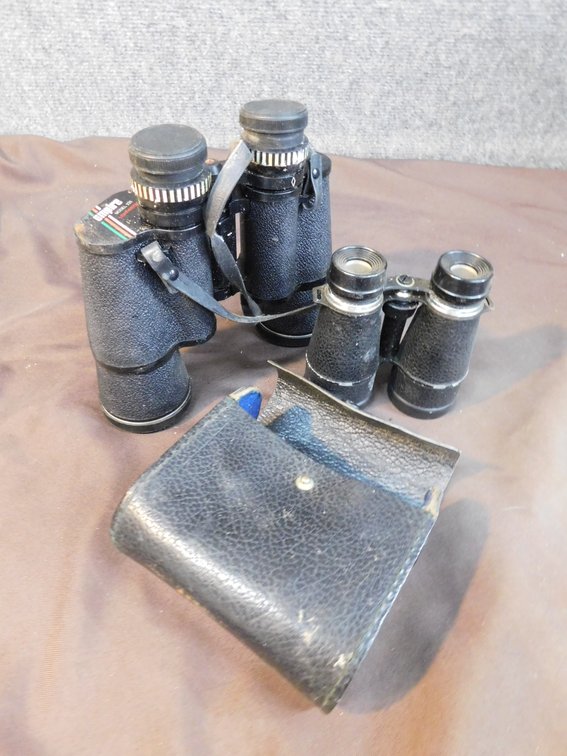 Two Binoculars