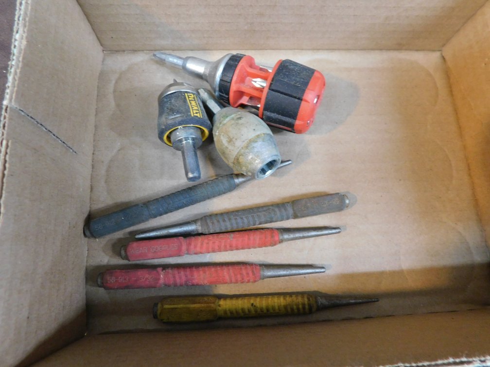 Milwaukee Inner Changeable Bits, Nail Sets etc.