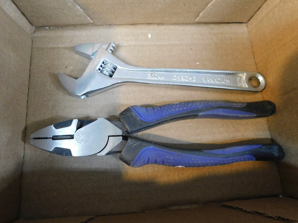 Crescent Wrench, Kobalt Wire Cutters