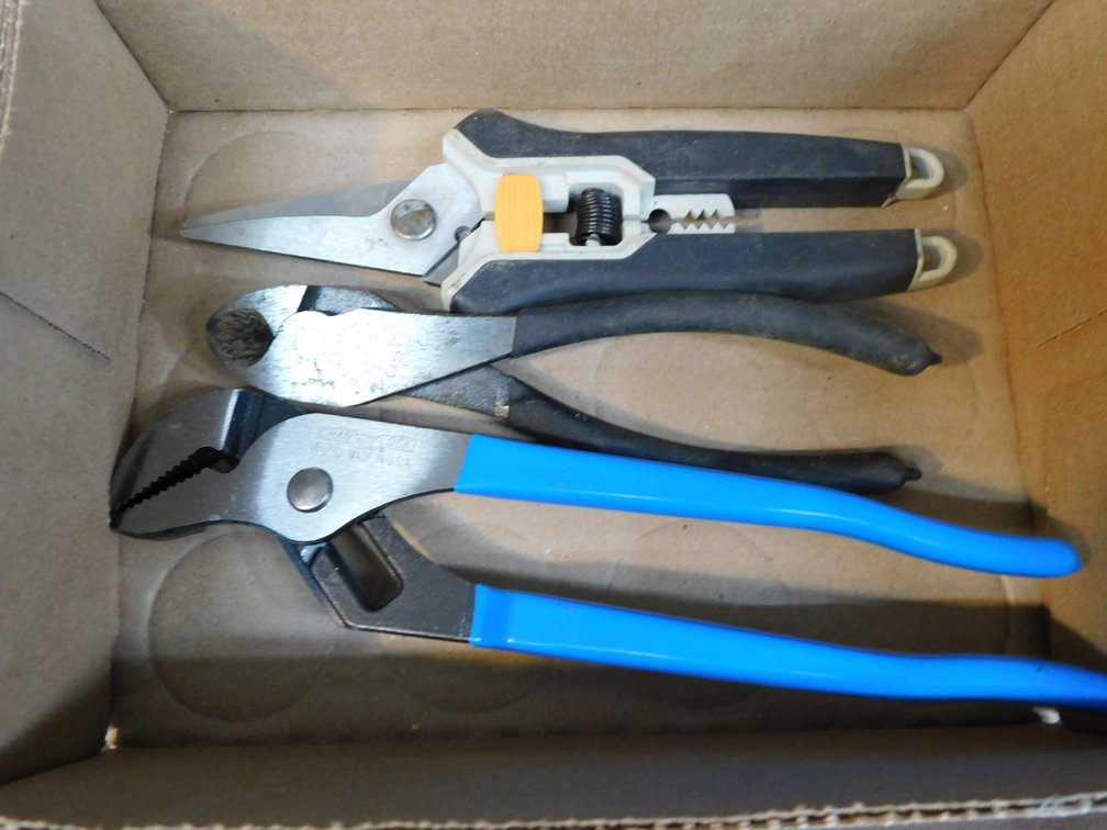 Wire Cutters, Adjustable Pliers, Shears