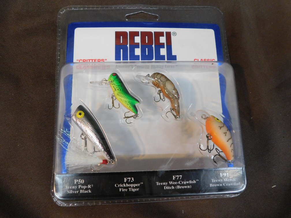 Rebel Classic Critters Fishing Lures, New
