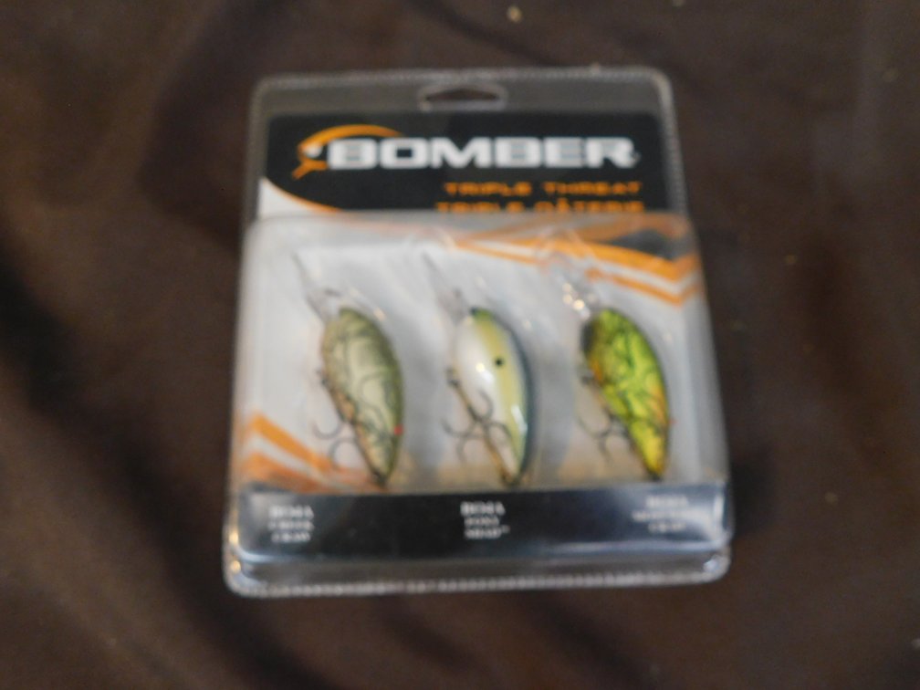 Bomber Triple Threat Fishing Lures, New