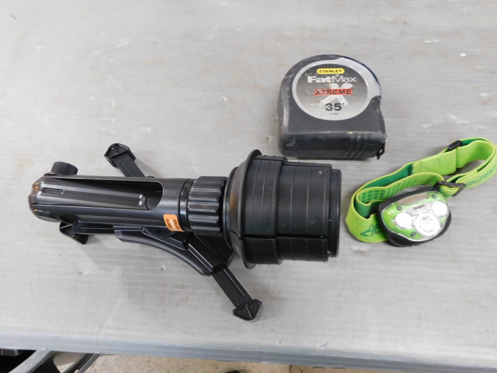 35' Tape measure, Expandable Phone Grip Cup Holder, Head Lamp
