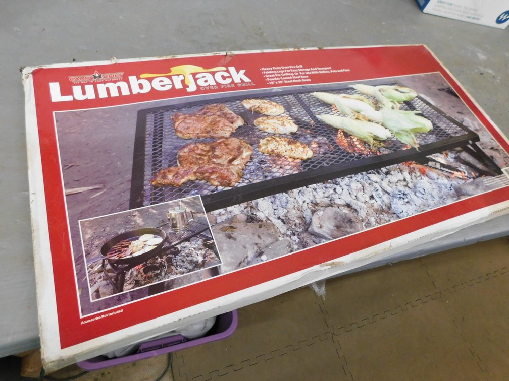 Lumber Jack Over Fire Grill 18" x 36", New