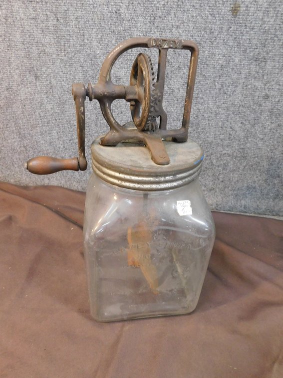 Vintage Dazey Churn NO. 40 Butter Churn, Made in the USA 14" T