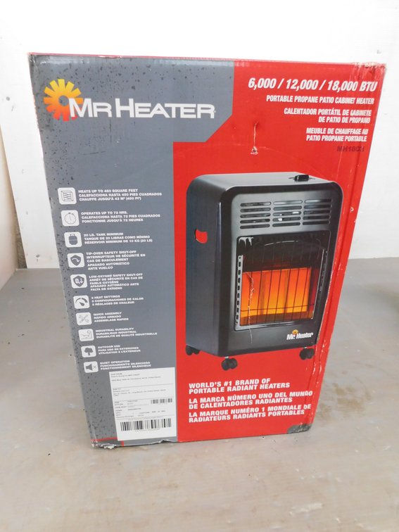 Mr. Heater Portable Propane Patio Cabinet Heater, Appears New