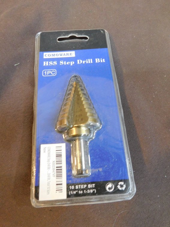 HSS Step Drill Bit, New