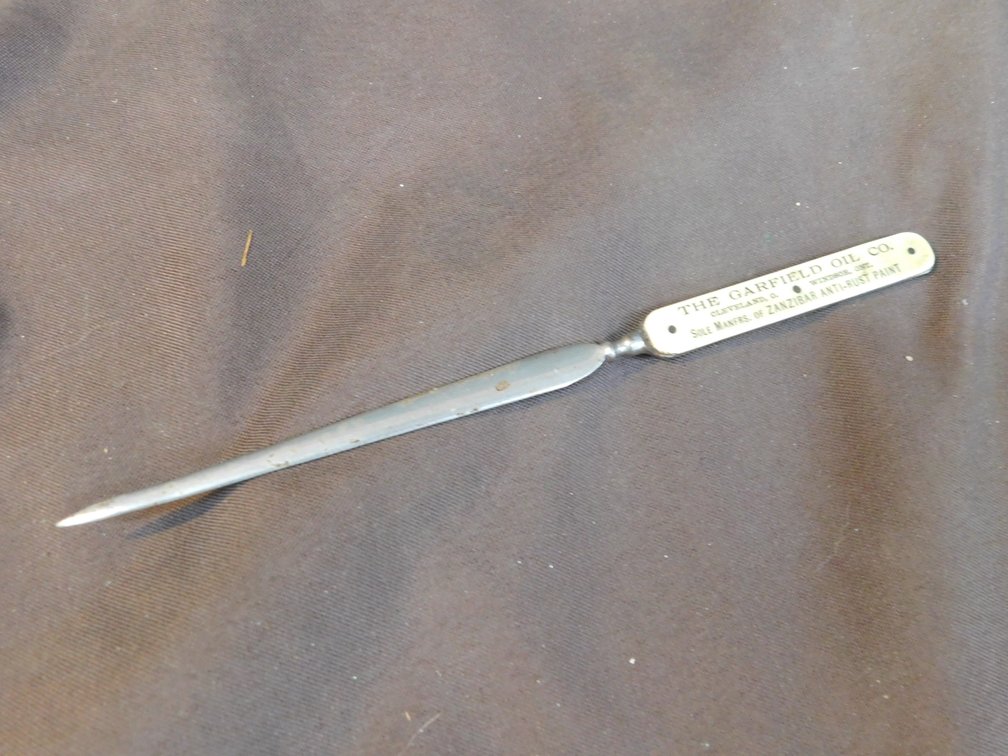 The Garfield Oil Company Letter Opener