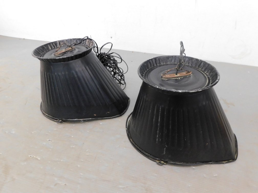 Coal Bucket Hanging Lights