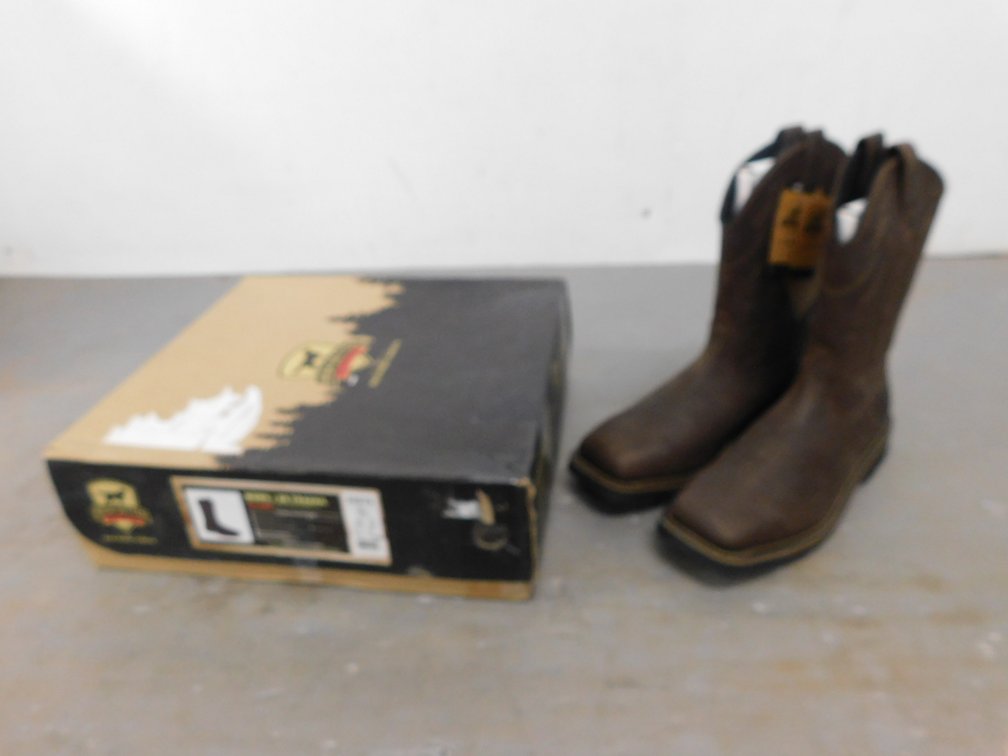 Irish Setter Work Boots Men's 11" Pull On Boot Kitsson Size 10 D/M, New