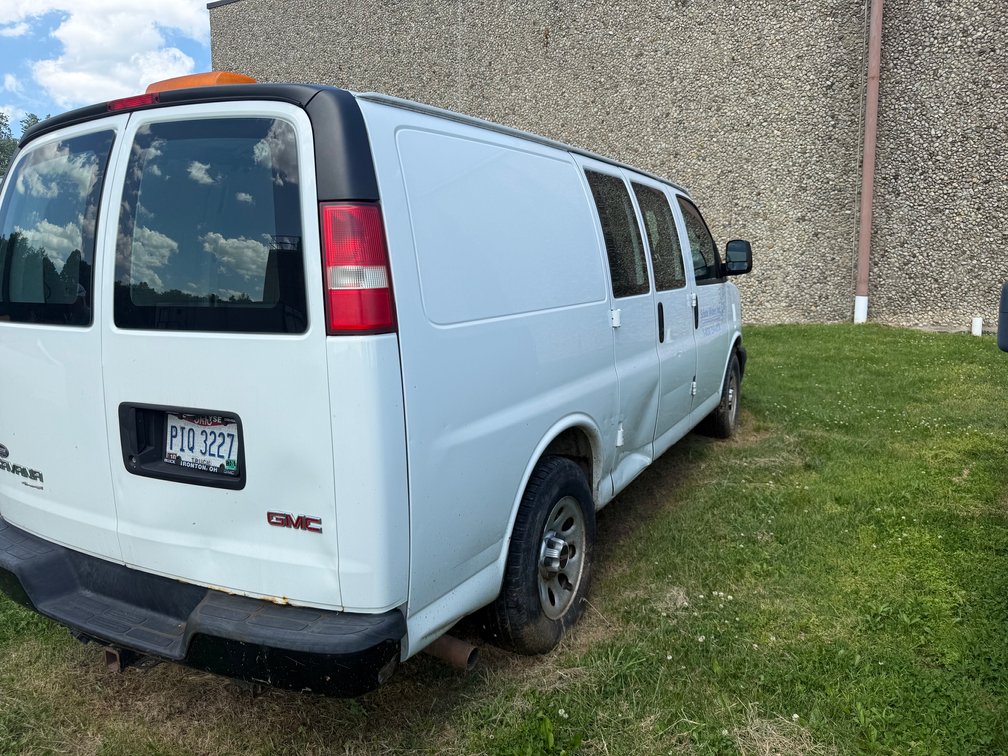 2014 GMC Cargo Van All Wheel Drive, Needs Motor Repaired, Mileage Unknown