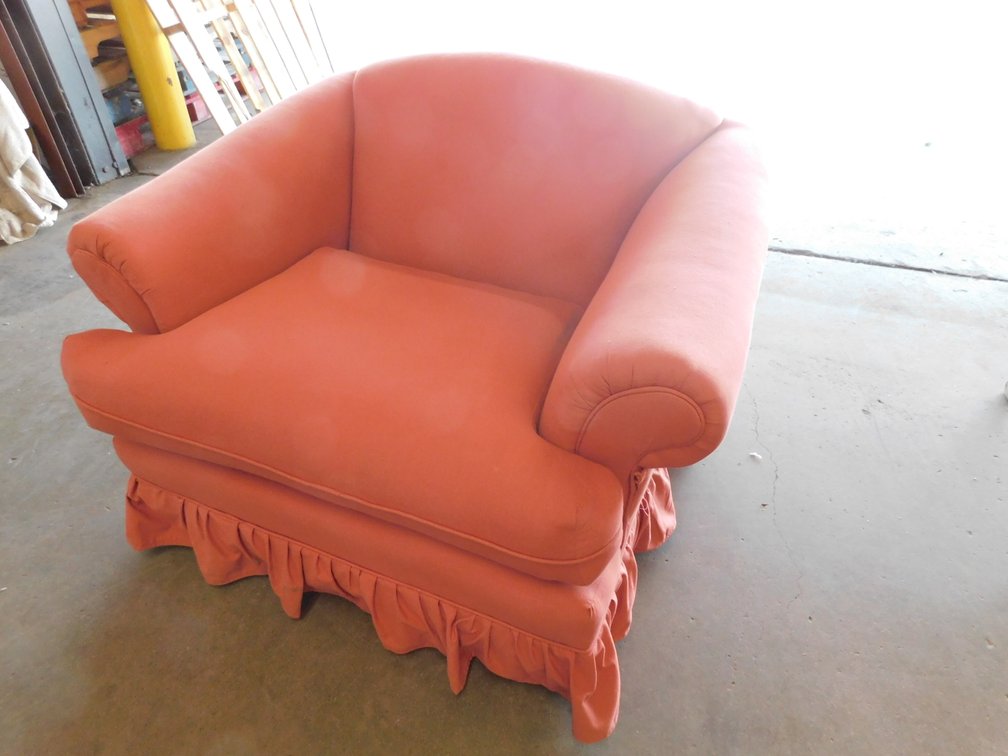 Coral Color Sitting Chair
