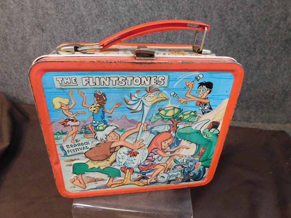 1971 The Flintstones Metal Lunch Box