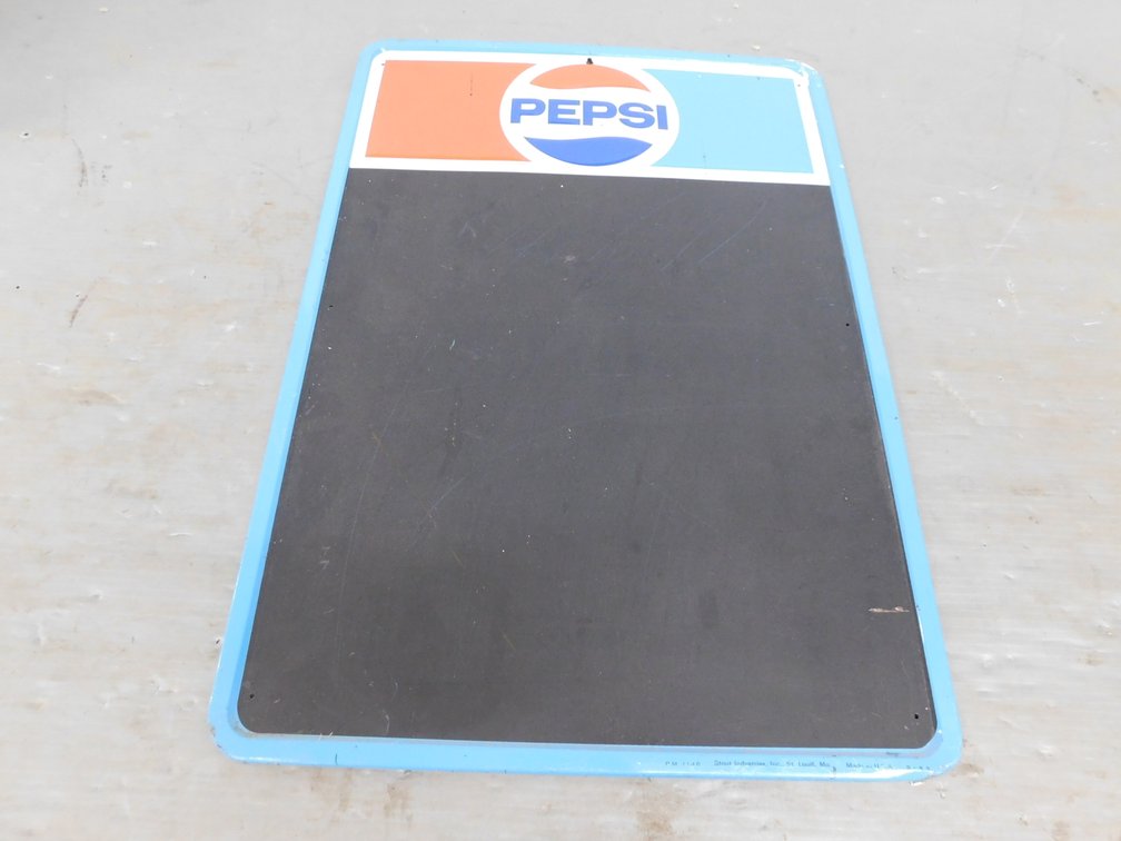 Vintage Pepsi-Cola Chalk Board Sign 18 3/4" x 27"