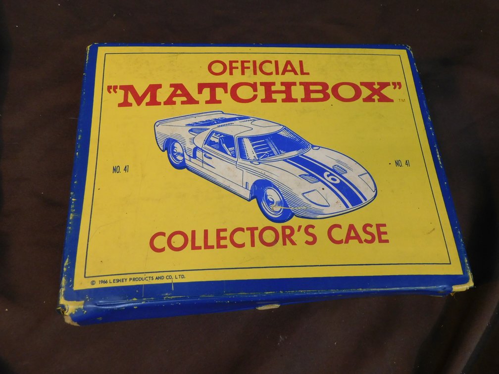 Vintage 1966 Matchbox Collector's Case with Some Cars